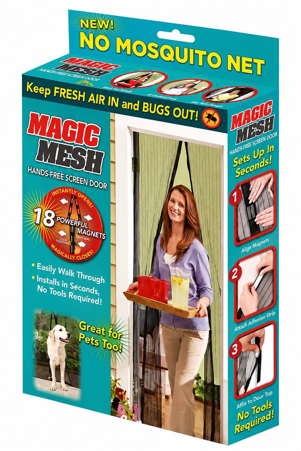 No Mosquito Magnetic Net.